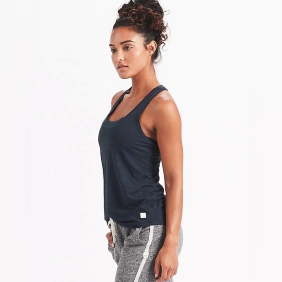 Vuori Lux Performance Tank in Ink Heather - Size S - Picture 2 of 9